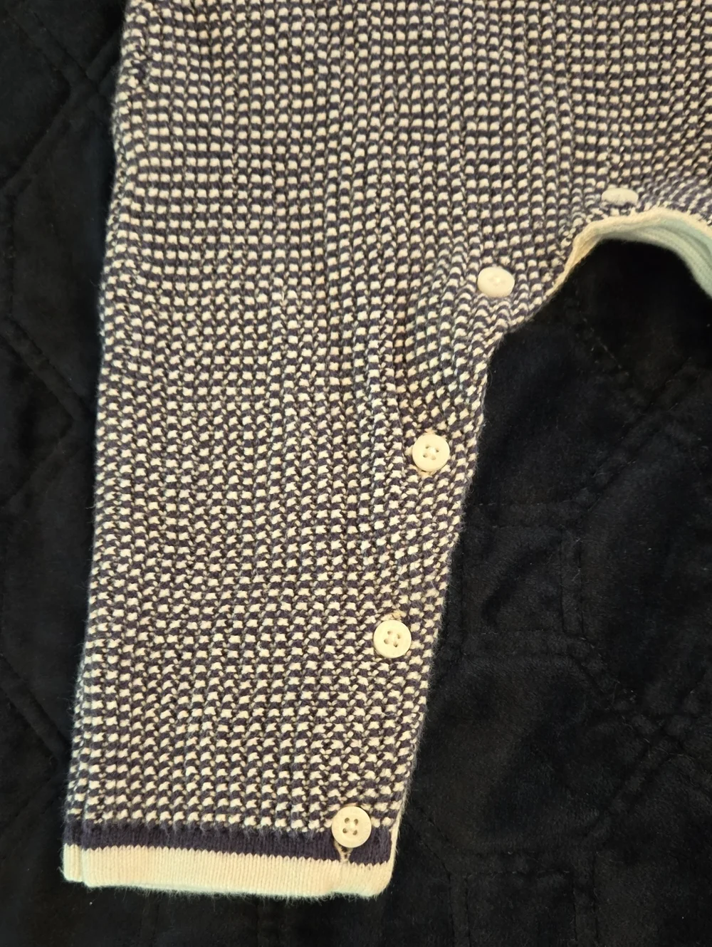 Janie and Jack Vintage Inspired Sweater Knit One-Piece Romper